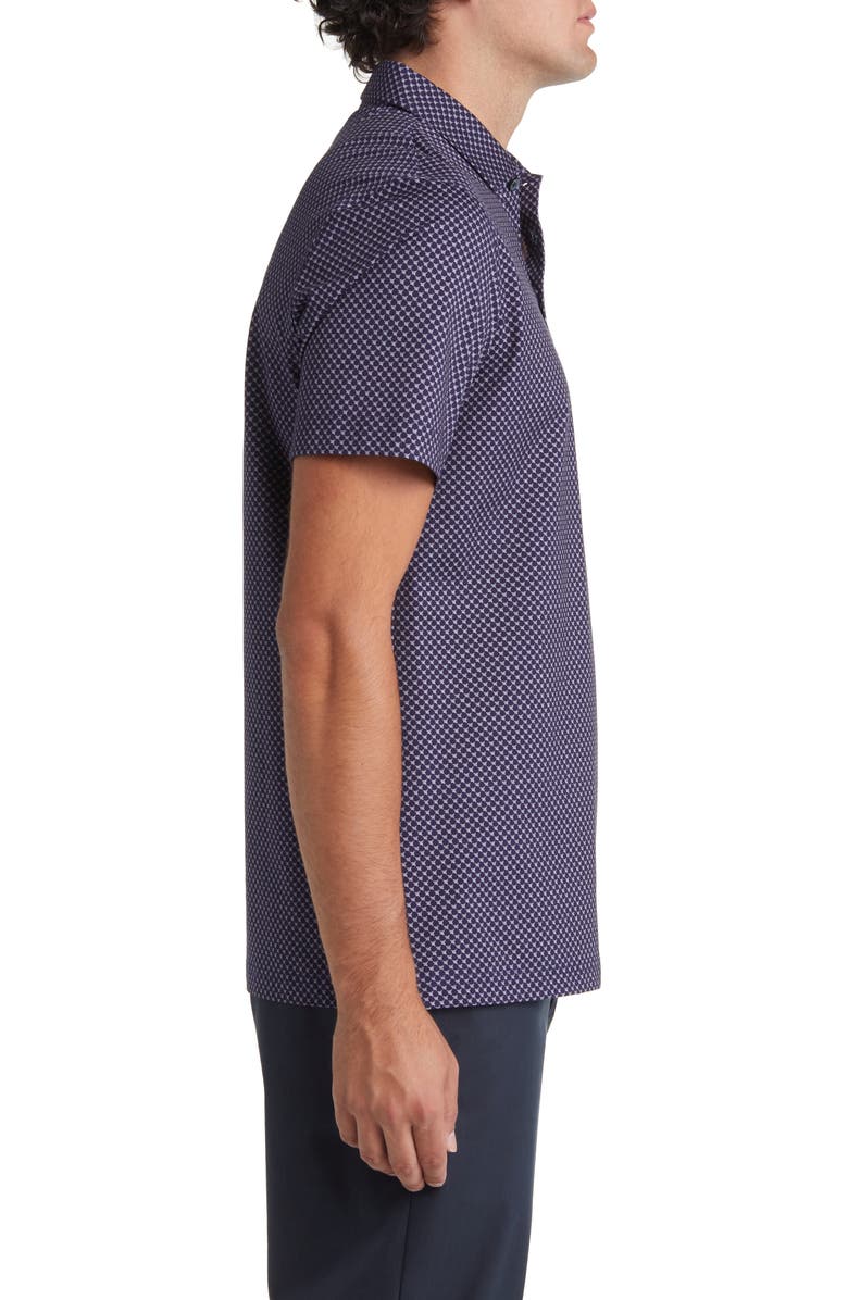 Bugatchi Victor OoohCotton<sup>®</sup> Microprint Polo, Alternate, color,