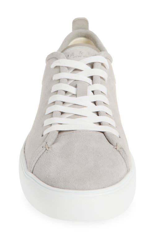Rag & Bone Perry Low Top Sneaker In Ice Grey Suede