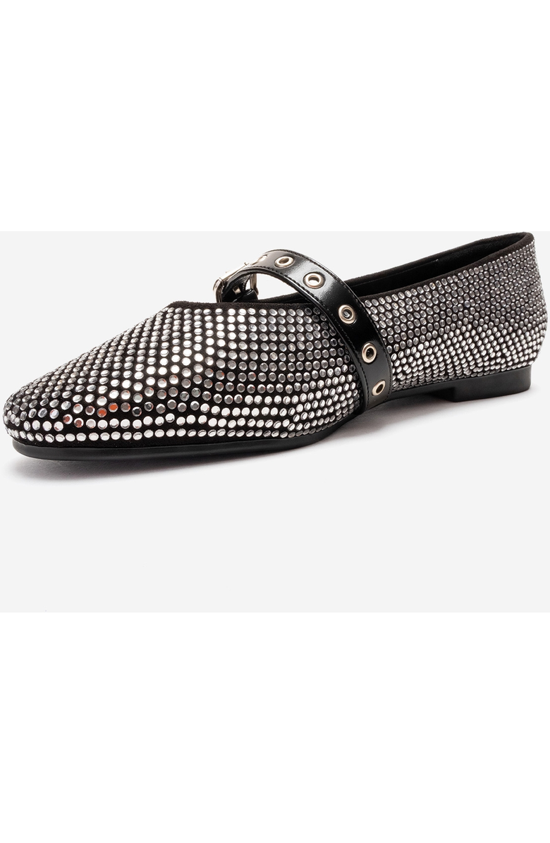 Prologue Shoes Clive Embellished Ballet Flat, Alternate, color, Black