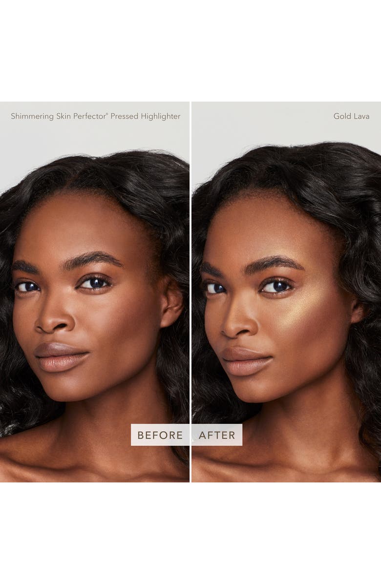 BECCA Cosmetics Shimmering Skin Perfector Powder Highlighter - Lava Gold, Alternate, color, 