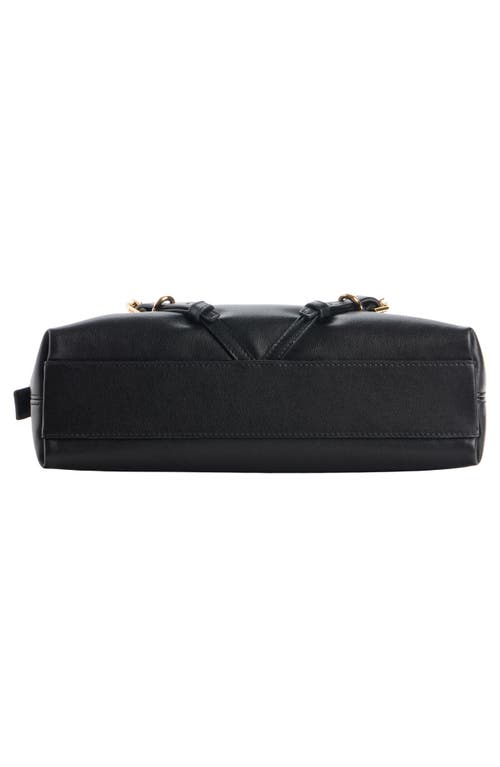 Givenchy Voyou Mini Leather Shoulder Bag In Black