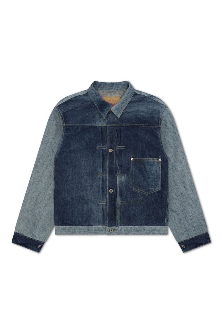 Patchwork Denim Jacket, Main, color, Multicolor