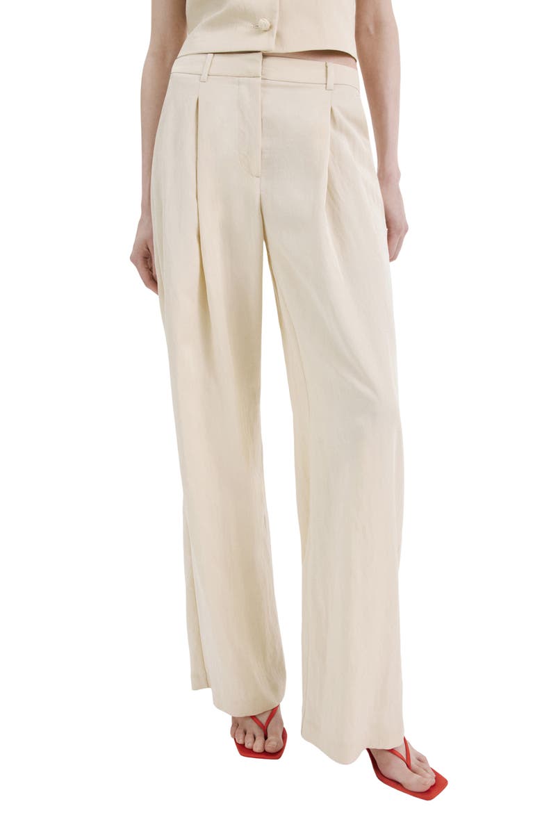 Tailored Straight Leg Pants, Main, color, LIGHT/ PASTEL GREY
