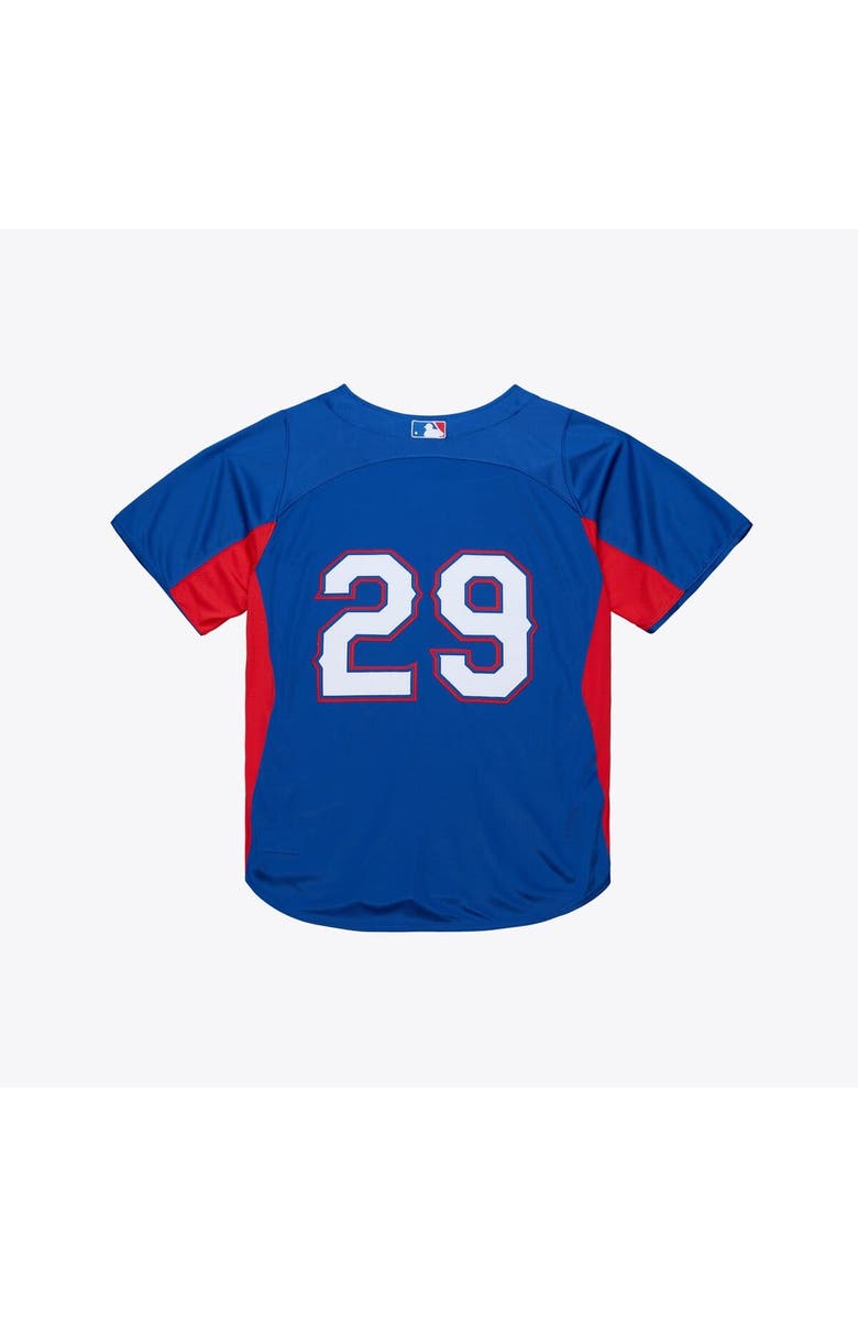 Mitchell & Ness Men's Mitchell & Ness Adrian Beltre Royal Texas Rangers Cooperstown Mesh Batting Practice Button-Up Jersey, Alternate, color, Royal