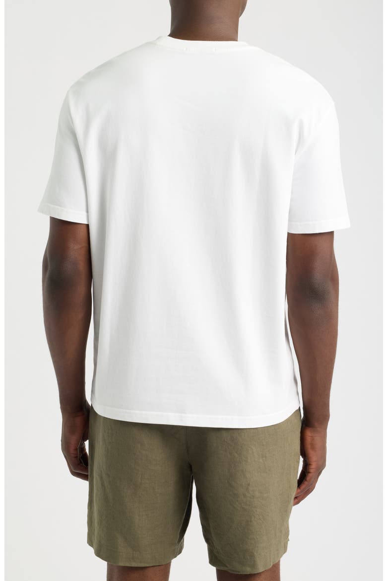 Luxe Jersey Relaxed T-shirt, Alternate, color, BRIGHT WHITE