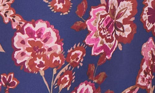Vince Camuto Floral Wide Leg Pants In Blue