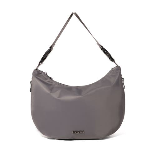 baggallini Crescent Convertible Hobo in Smoke Twill at Nordstrom