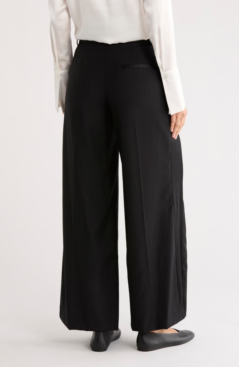 TWP Jagger Tuxedo Pants, Alternate, color, Black