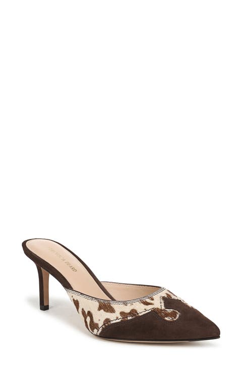 Lisa Pointed Toe Heeled Mule