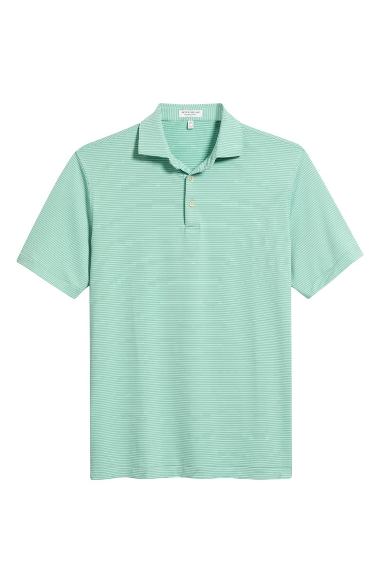 Peter Millar Wade Summer Comfort Performance Jersey Polo, Main, color, Fresh Mint