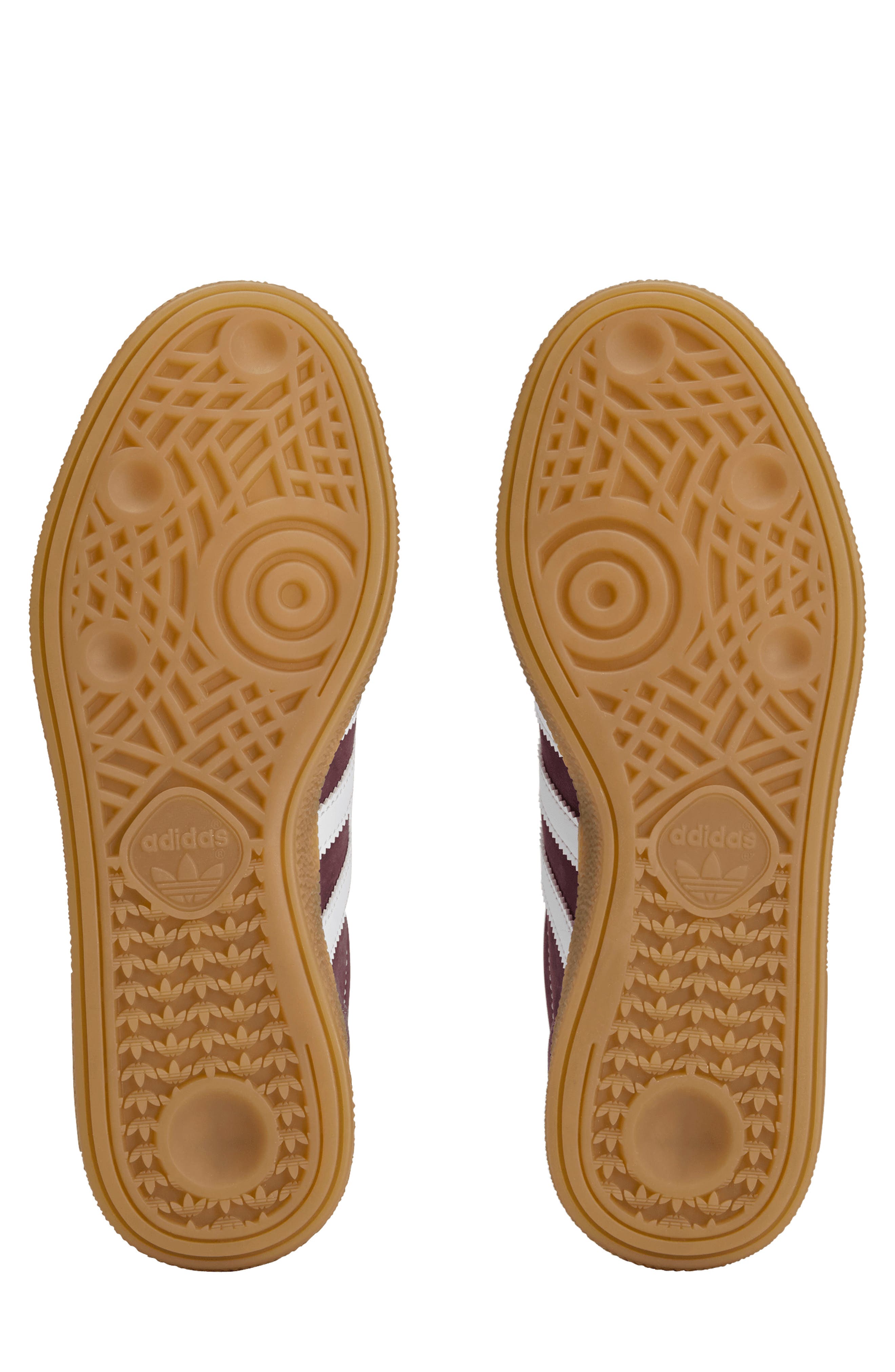 adidas Handball Spezial Sneaker, Alternate, color, Shadow Red/ White