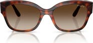 VOGUE 55mm Polarized Gradient Butterfly Sunglasses