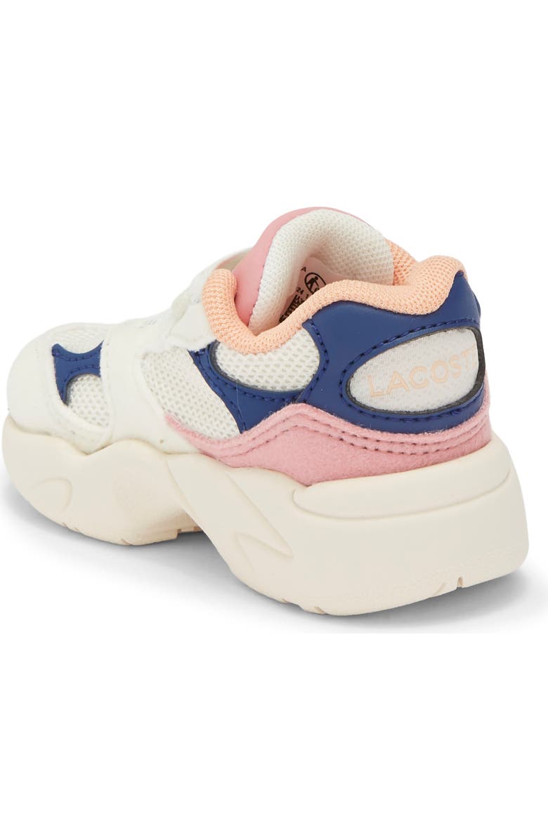 Lacoste Kids' Storm 96 2K Sneaker, Alternate, color, Off White/ Pink