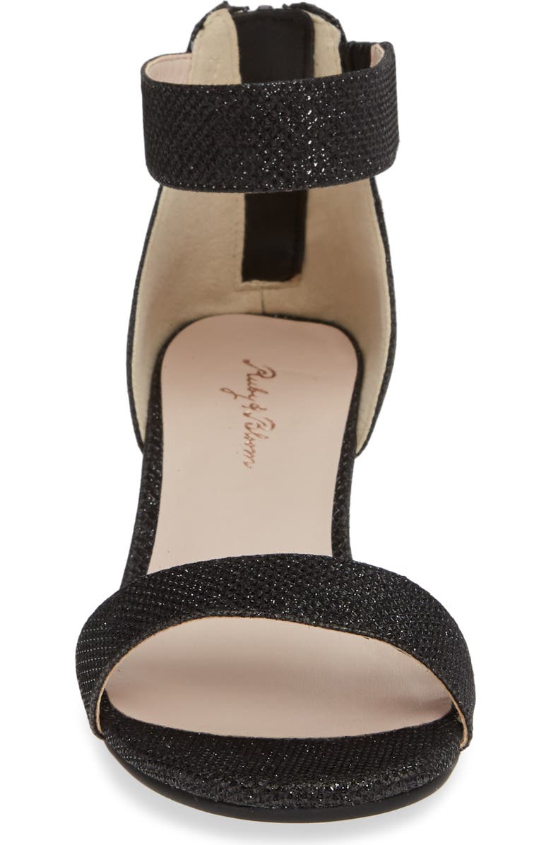 1901 Cora Glitter Wedge Sandal, Alternate, color,