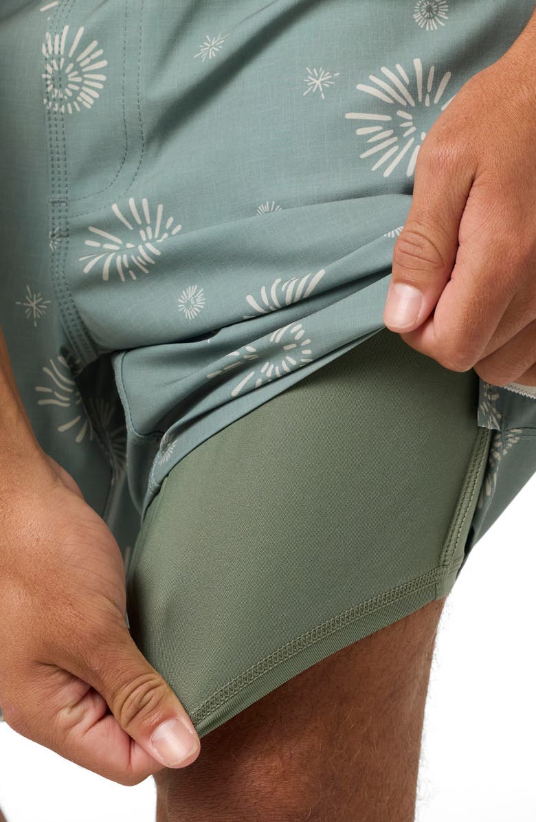 O'Neill Hermosa Swim Trunks, Alternate, color, Sage