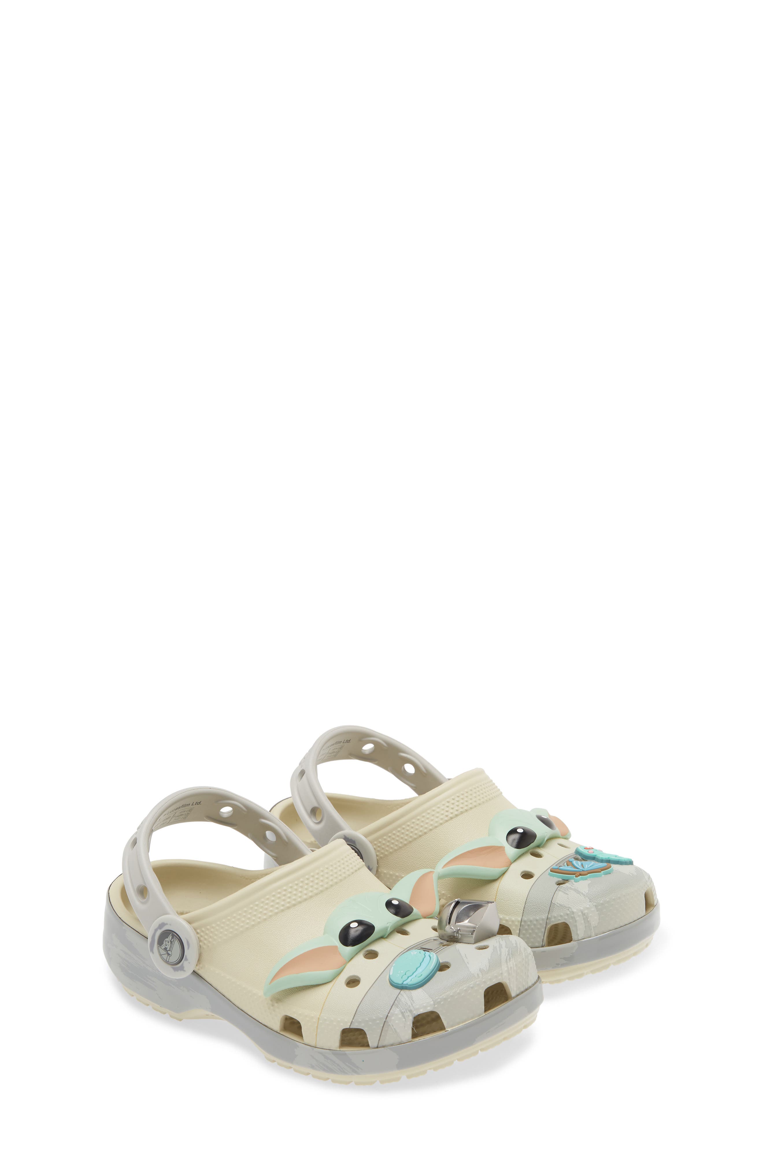 CROCS Kids' Classic Star Wars<sup>®</sup> Grogu Clog with Jibbitz, Main, color, 