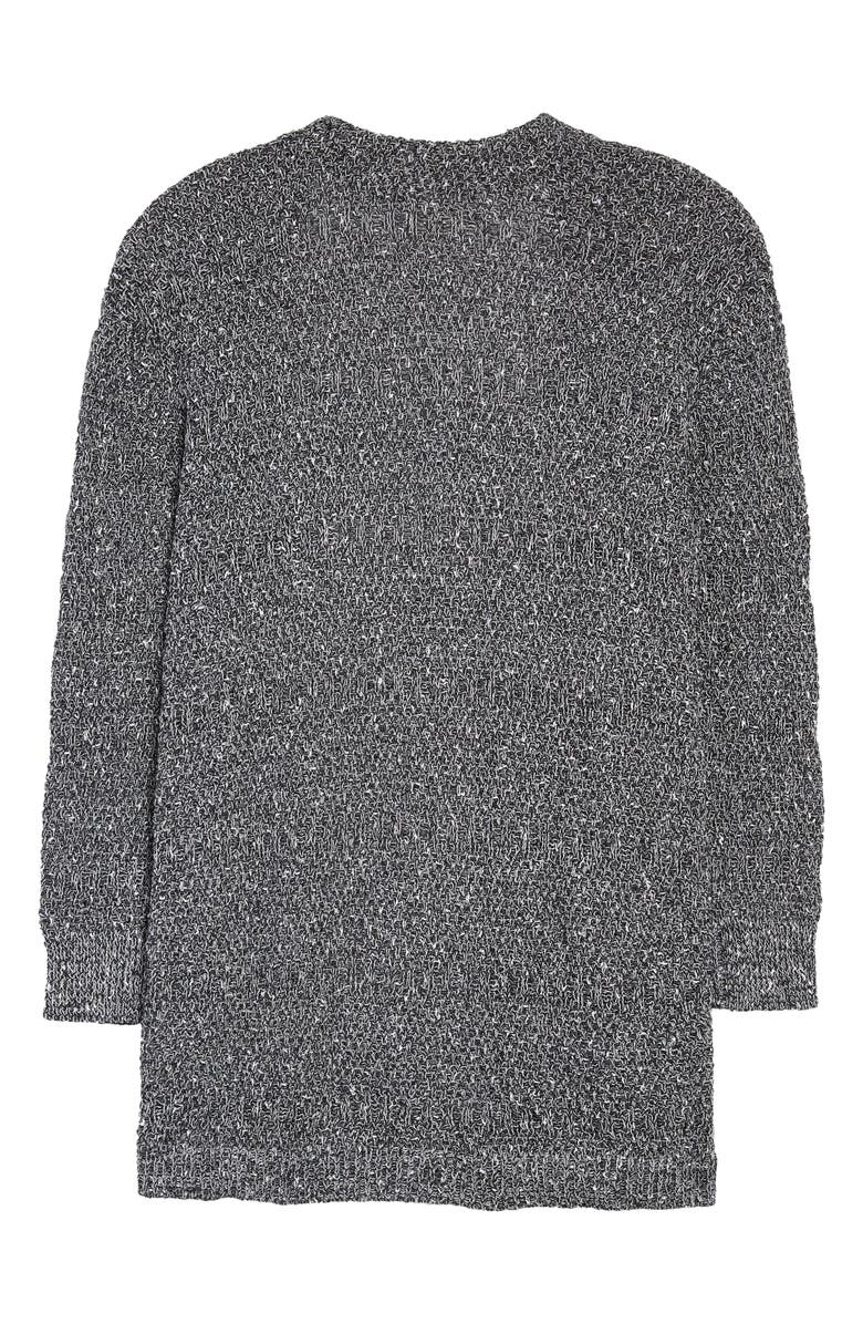 Caslon<sup>®</sup> Marl Texture Cardigan, Alternate, color, 