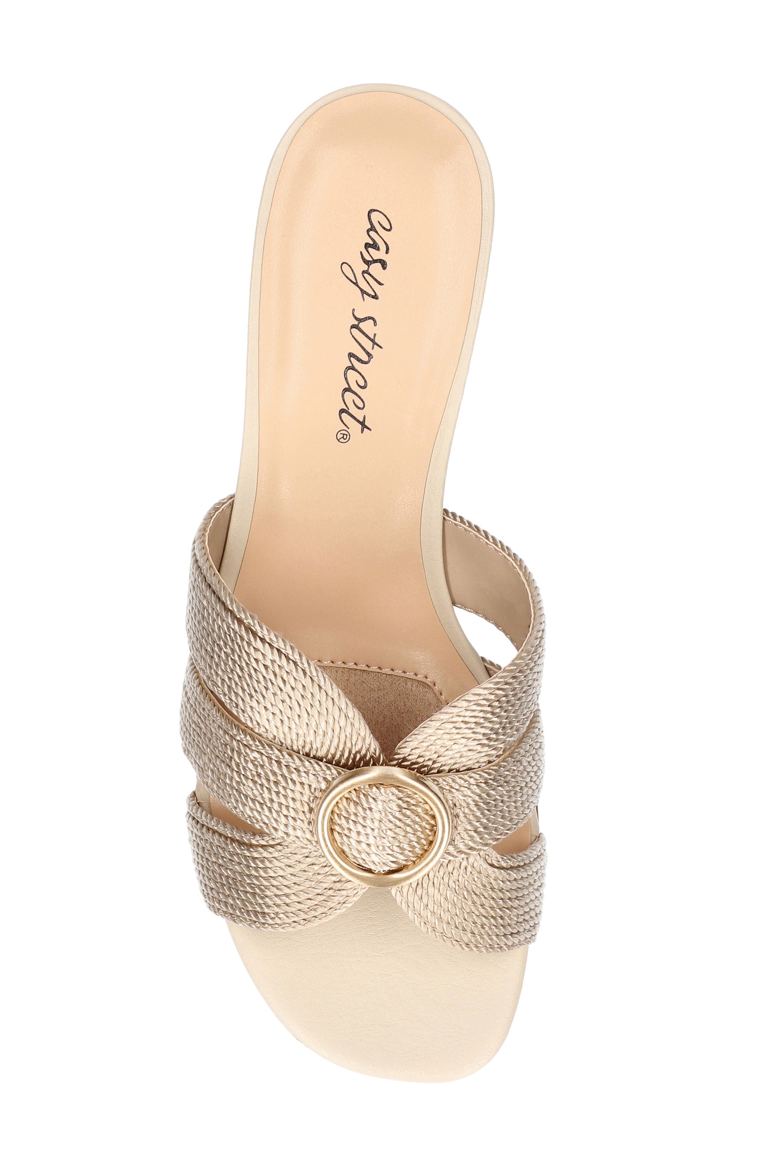 Onyx Slide Sandal, Alternate, color, BEIGE WOVEN