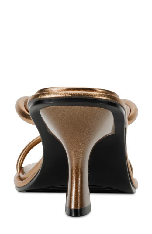 Shop Dkny Rabun Flip Flop In Bronze