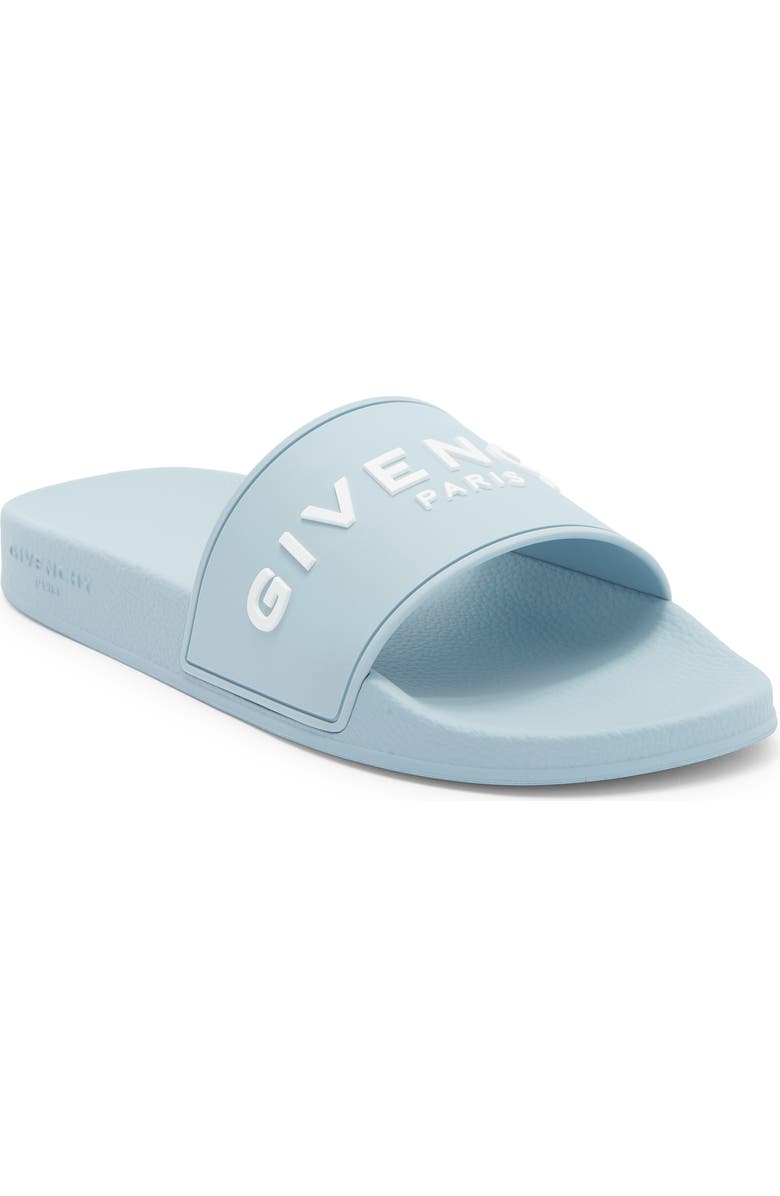 Givenchy Slide Sandal, Main, color, Sky Blue