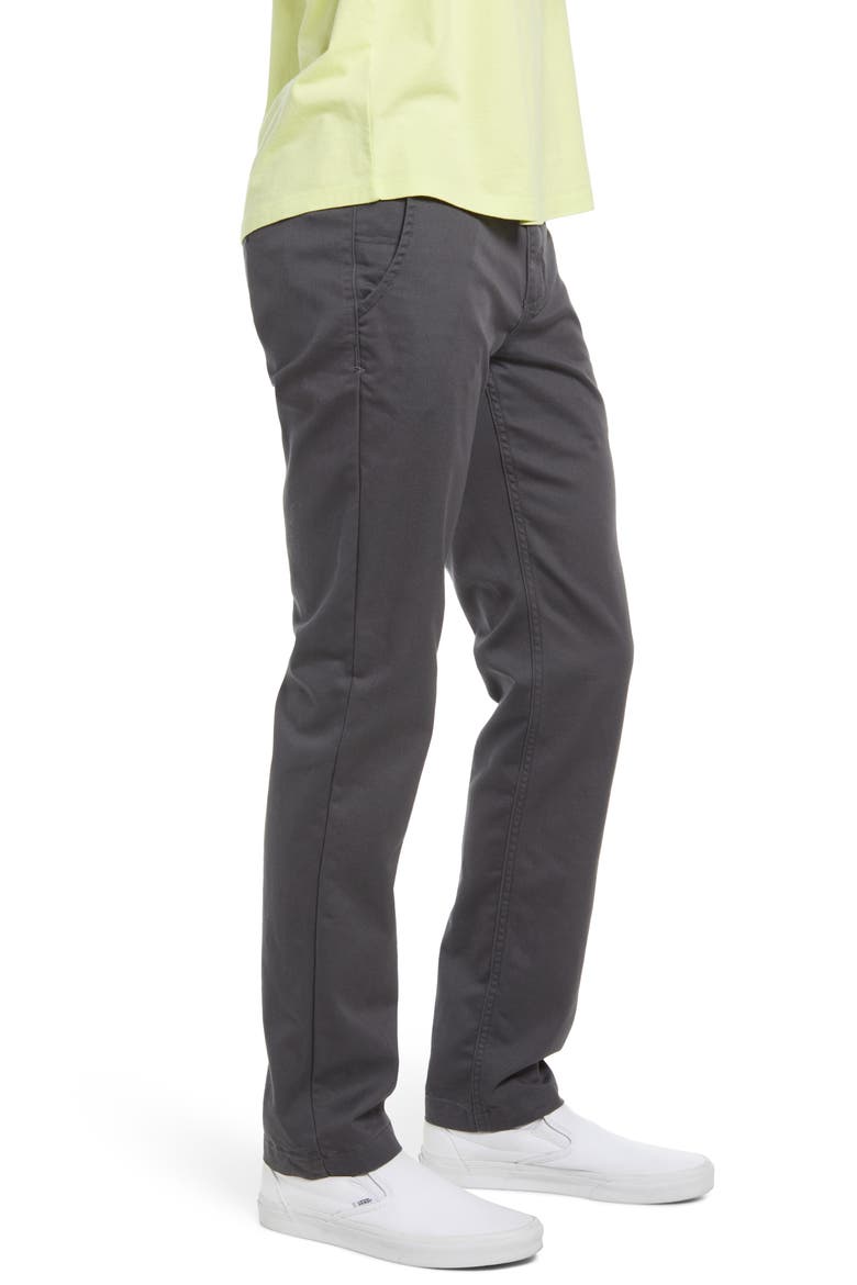 Authentic Slim Fit Stretch Chinos, Alternate, color, ASPHALT
