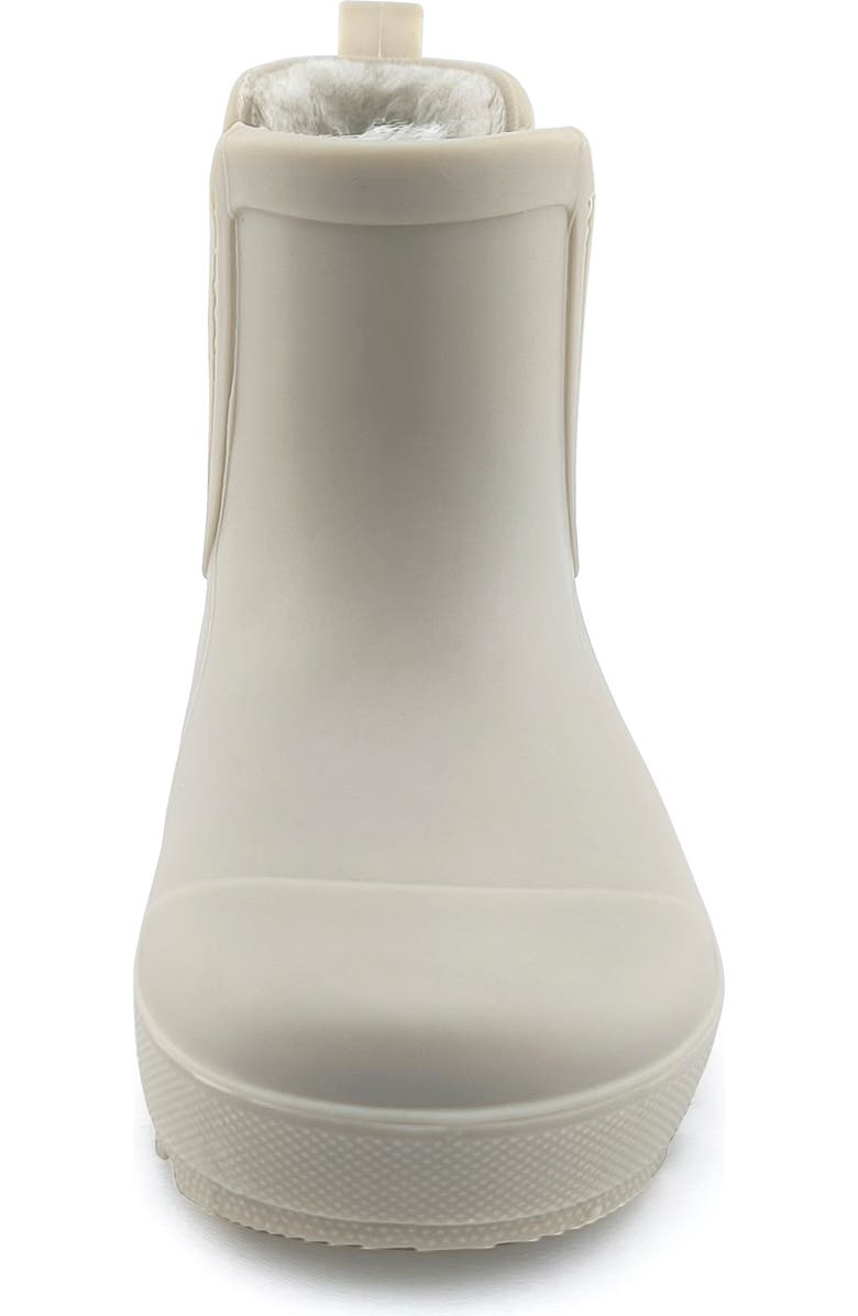 BEARPAW Kids' Shortie Rain Boot with Faux Fur Lining, Alternate, color, Taupe