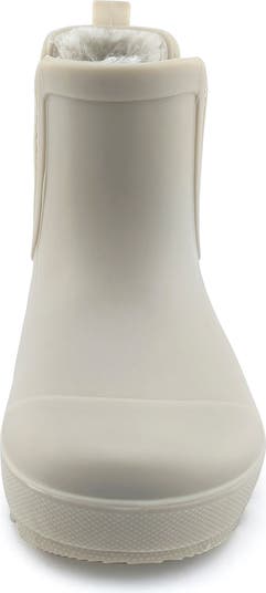 Kids' Shortie Rain Boot with Faux Fur Lining