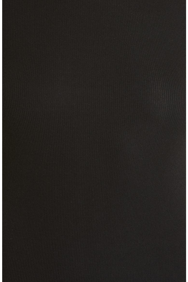Long Sleeve Bodysuit, Alternate, color, BLACK