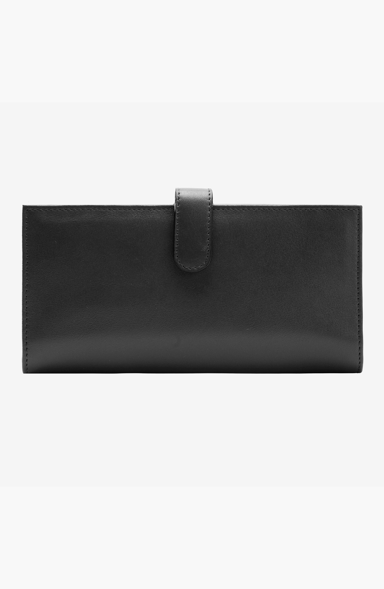 Tusk Joy Long Slim Wallet, Main, color, Black