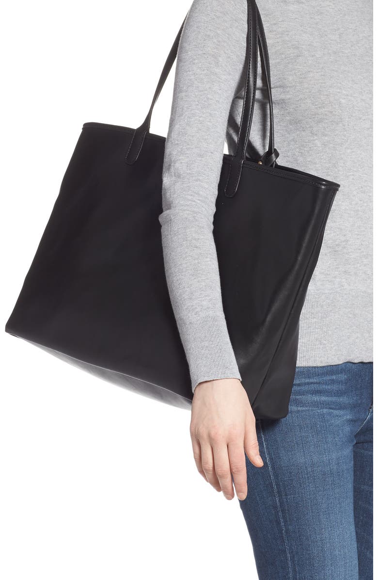 Mali + Lili Reversible Vegan Leather Tote, Alternate, color,
