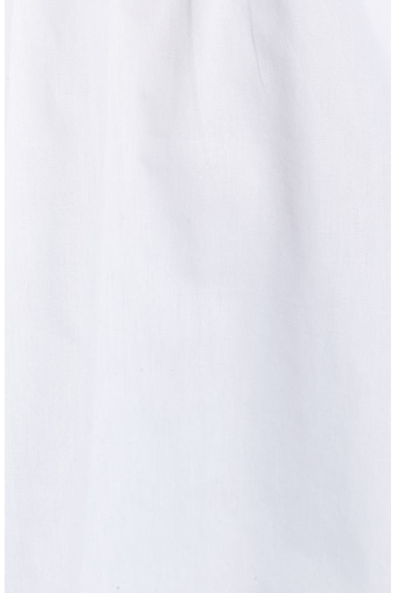 Tie Back Poplin Tunic, Alternate, color, WHITE
