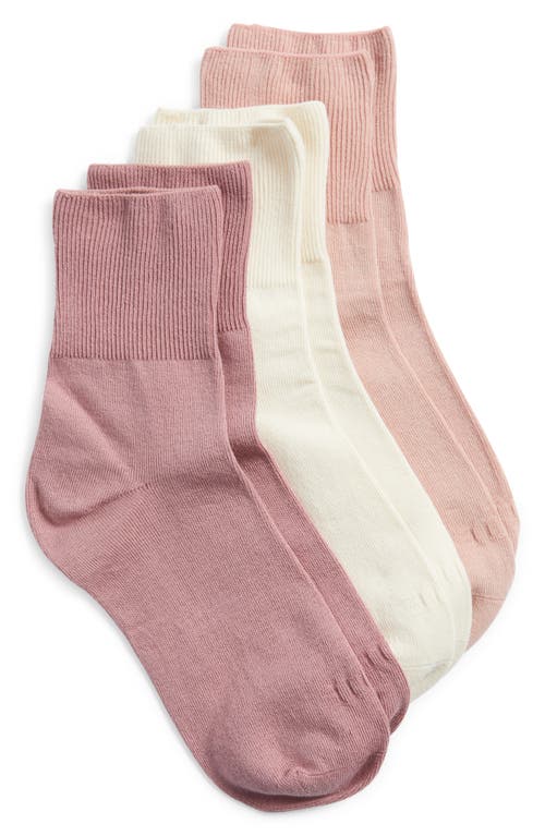 Hue 3-pack Bobby Socks In Caramel Pack