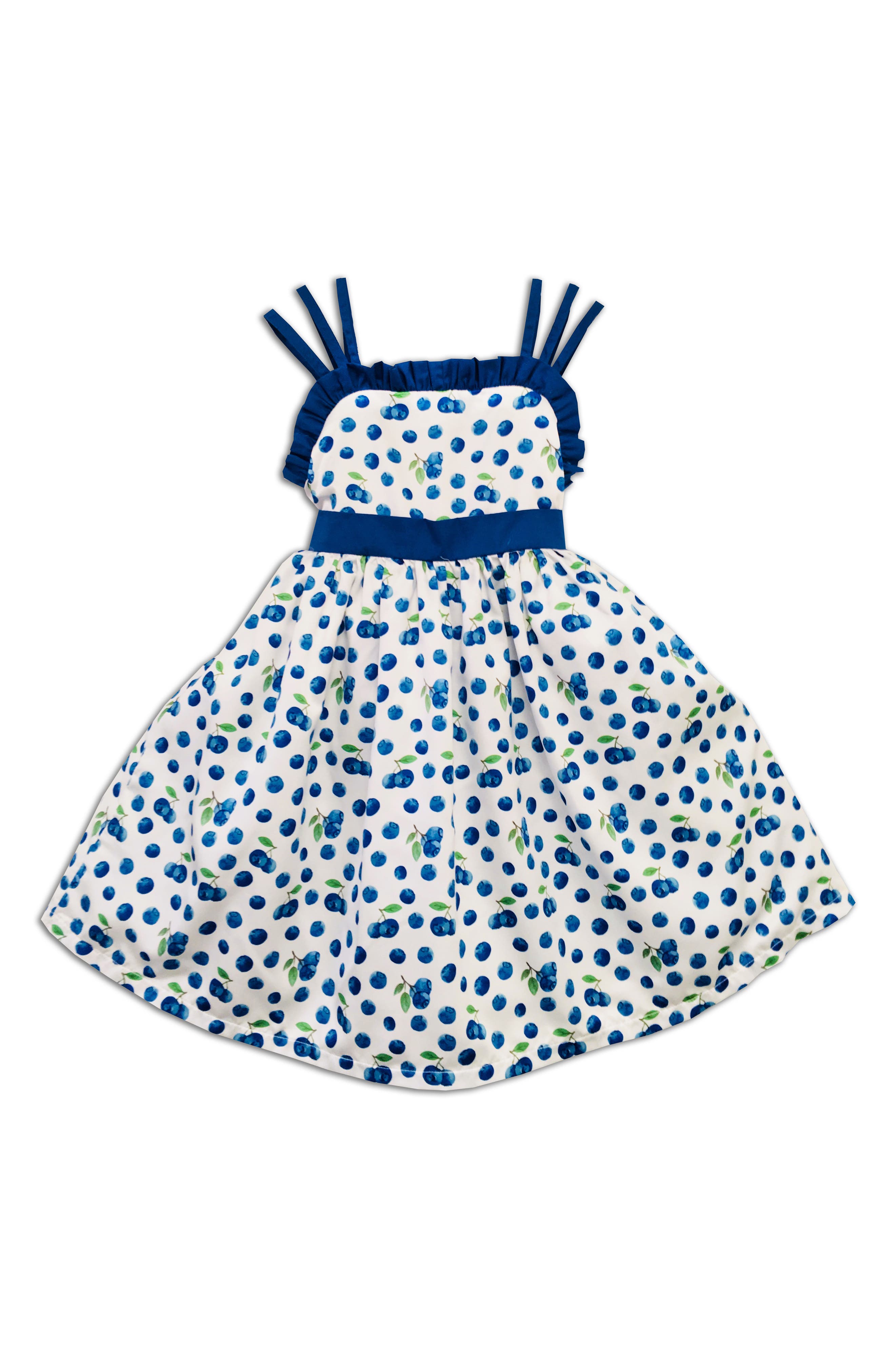 JOE-ELLA Kids' Blueberry Dress