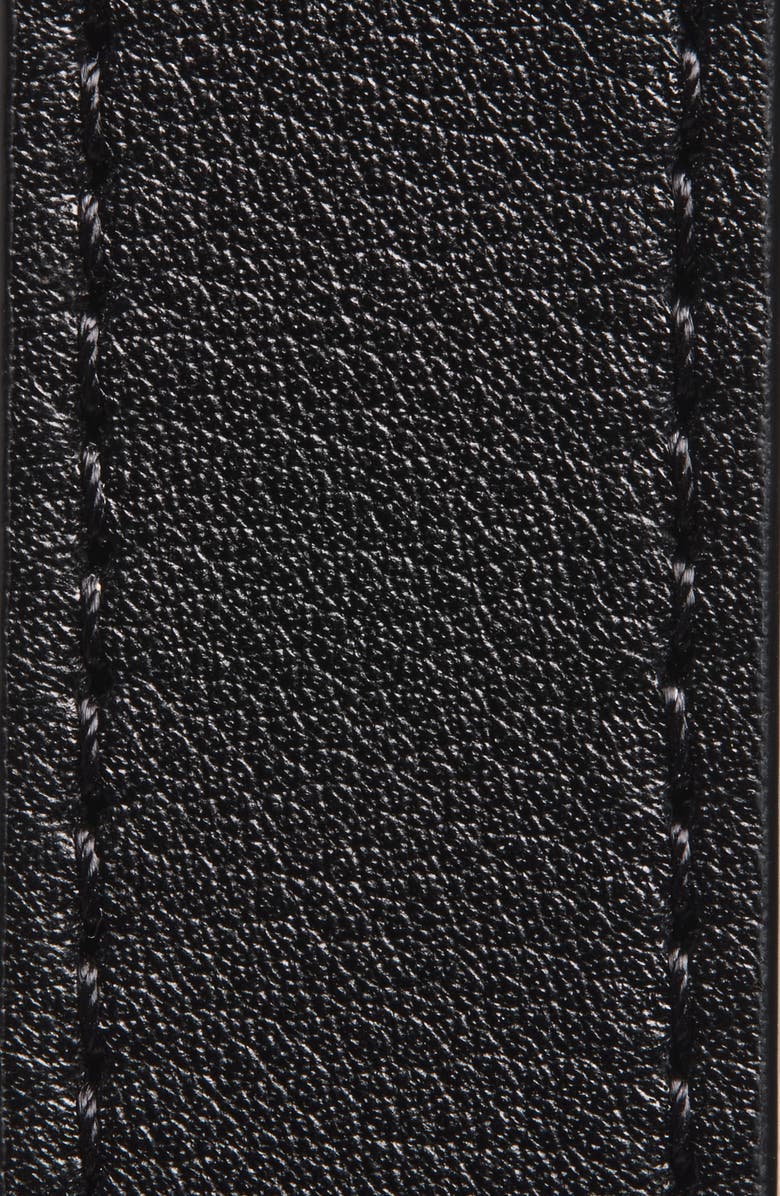 Valentino Garavani VLOGO Signature Reversible Leather Belt, Alternate, color, Black/ Camel