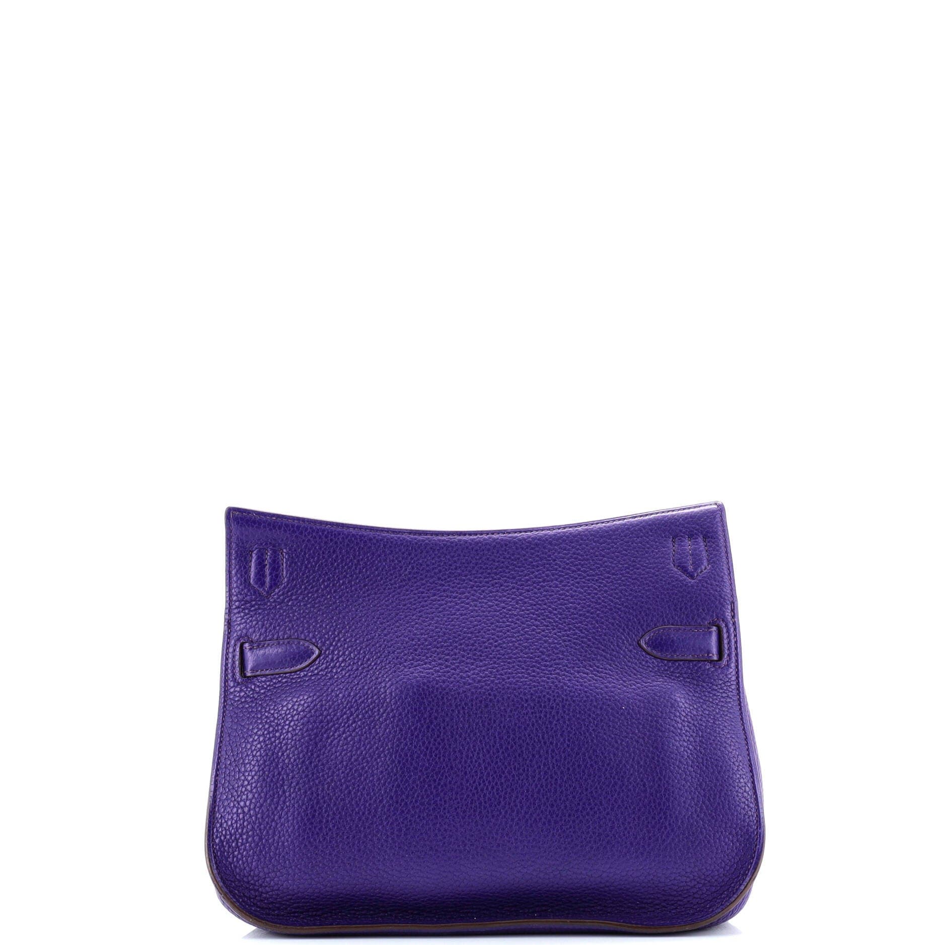 Pre-Owned Hermes Jypsiere Bag Clemence 28, Alternate, color, Iris