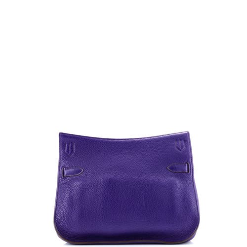 Pre-owned Hermes Hermes Jypsiere Bag Clemence 28 In Purple