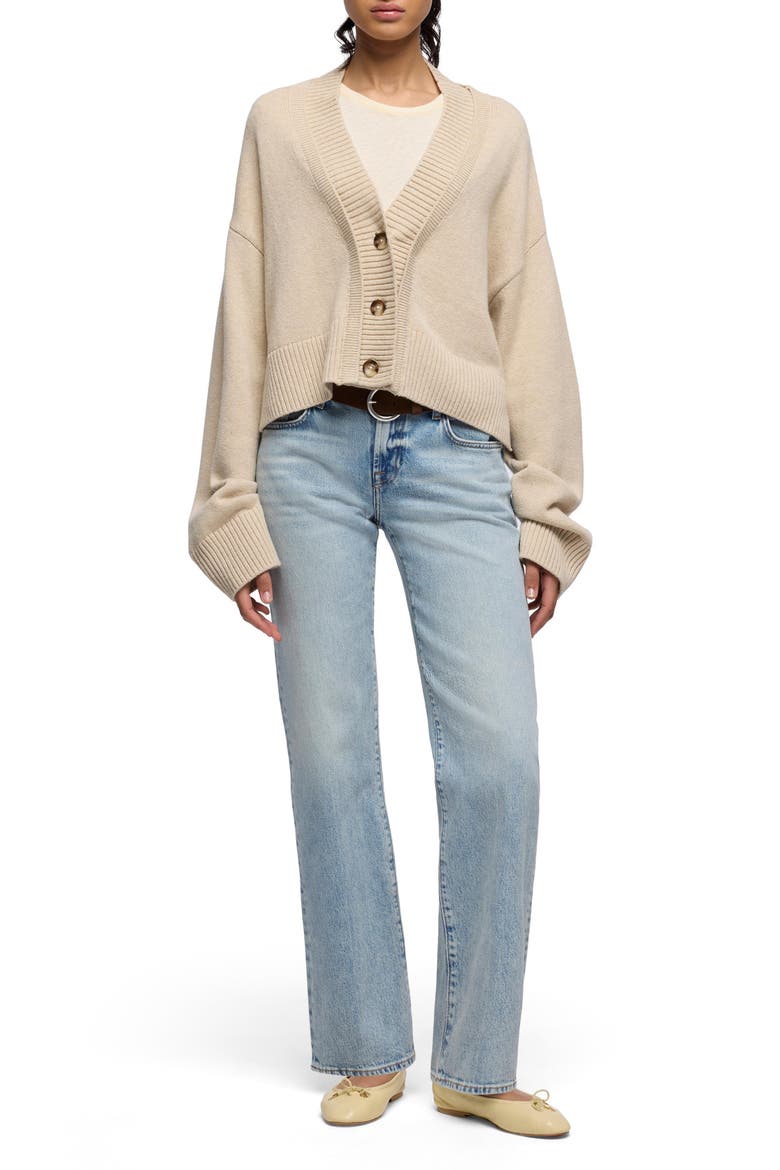 Calie Shadow Pocket Mid Rise Straight Leg Jeans, Alternate, color, ODE TO