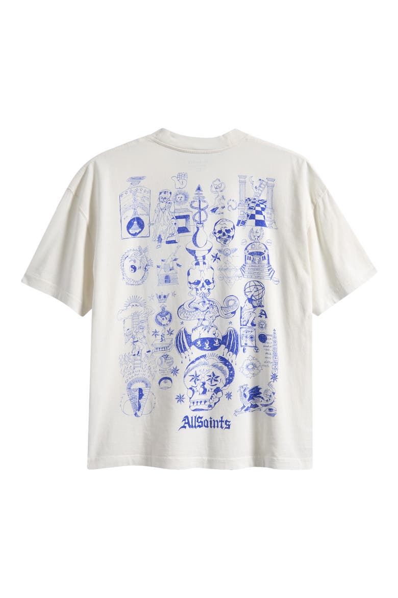 Ignis Graphic Organic Cotton T-Shirt, Alternate, color, CHALK WHITE