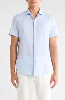 DENIM AND FLOWER Melange Button-Up Shirt