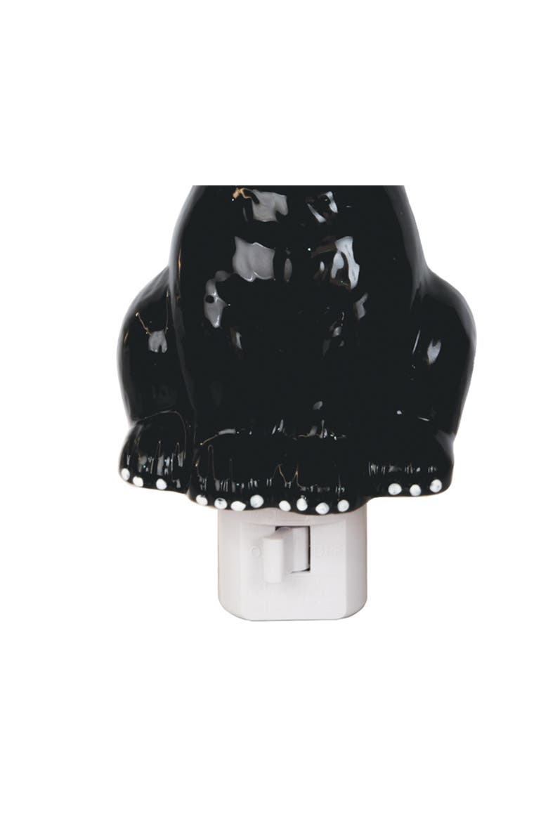 Gallerie II Bear Night Nightlight, Alternate, color, Black