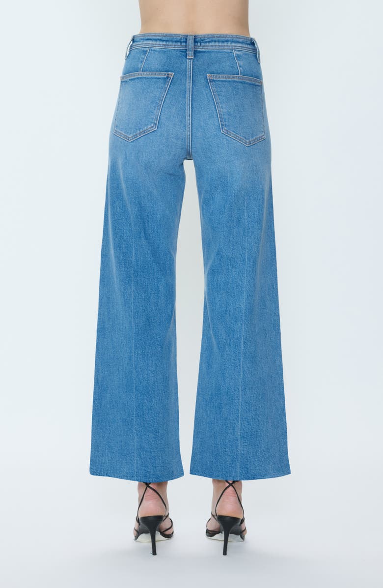 Pistola Penny Crop High Waist Wide Leg Jeans, Alternate, color, Solina