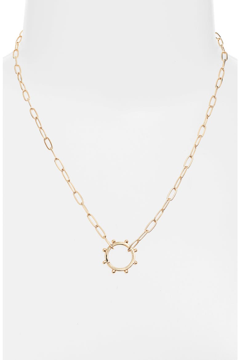 Dew Drop Marine Pendant Necklace, Alternate, color, YELLOW GOLD