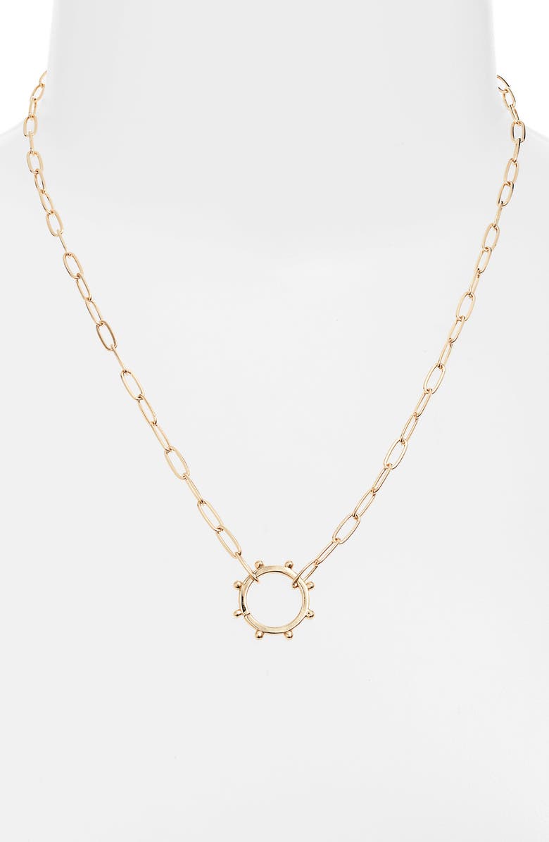 Anzie Dew Drop Marine Pendant Necklace, Alternate, color,