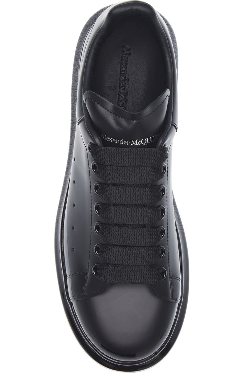 McQueen Oversized Sneaker, Alternate, color, Black