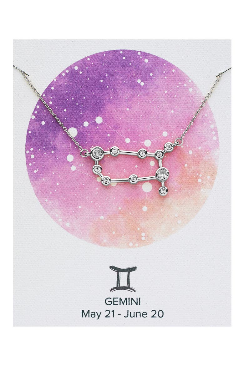 Constellation Necklace, Alternate, color, SILVER - GEMINI