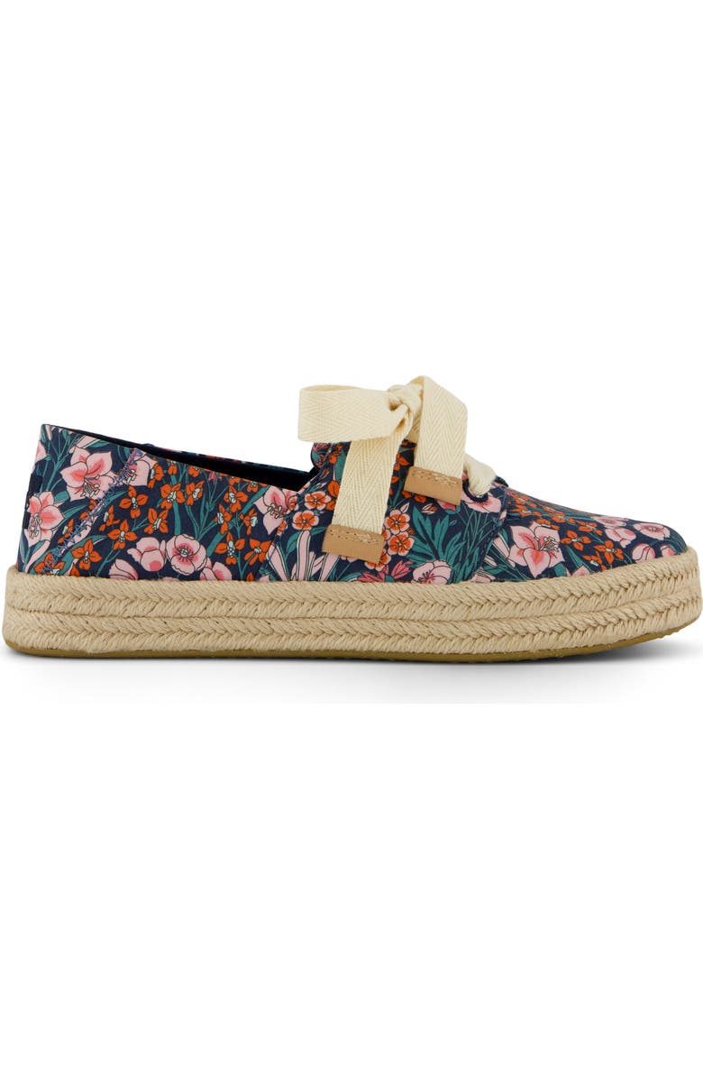 TOMS Carlup Espadrille Sneaker, Alternate, color, Medium Blue