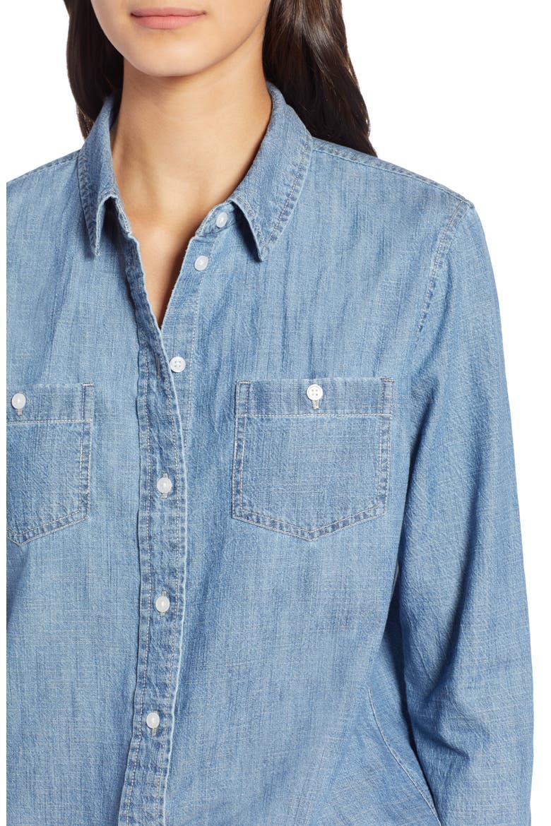 Classic Chambray Shirt, Alternate, color, CHAMBRAY
