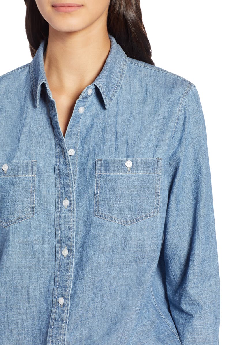 1901 Classic Chambray Shirt, Alternate, color,