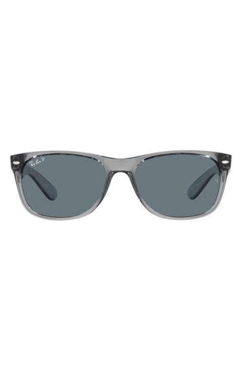 New Wayfarer 58mm Square Sunglasses