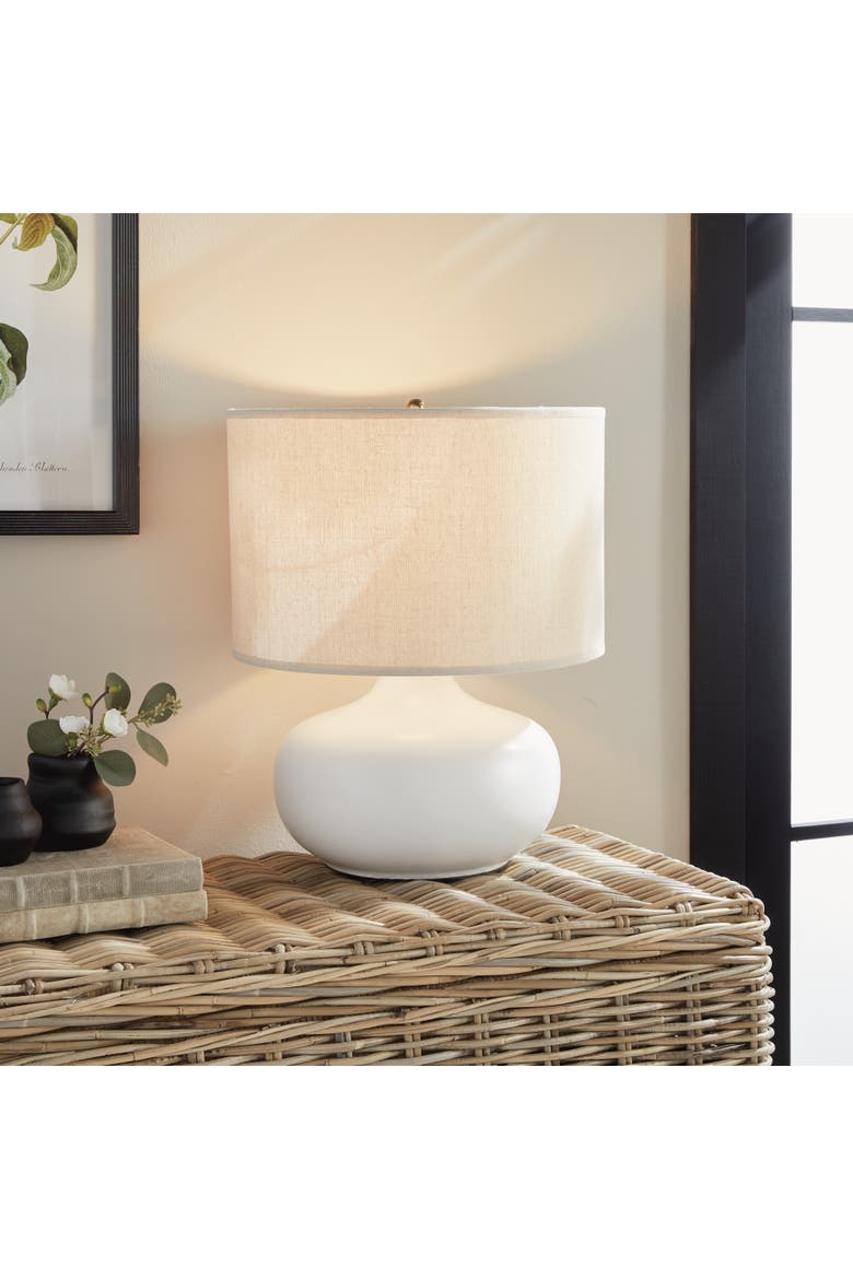 Nomi Table Lamp, Alternate, color, White